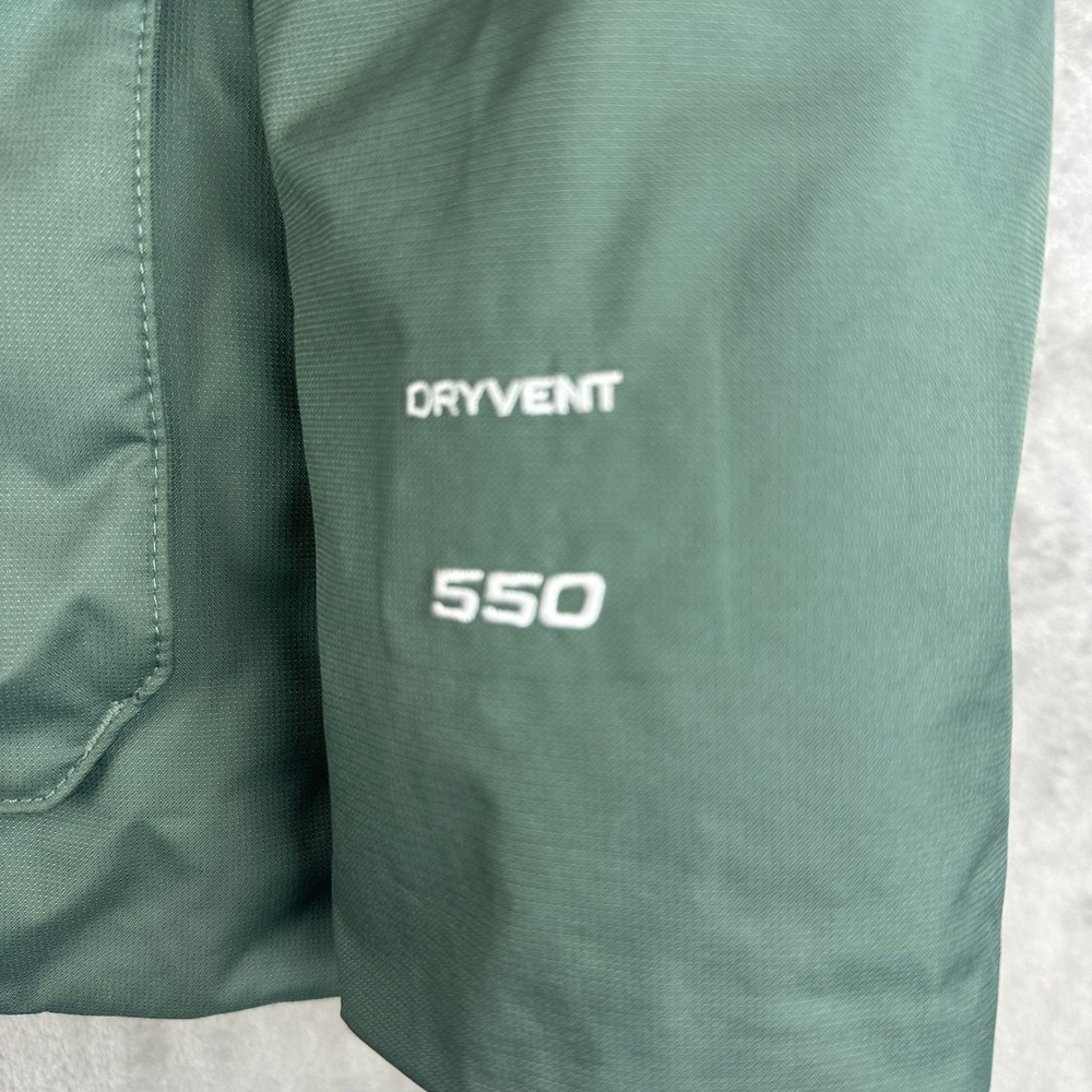 The North Face Girls DryVent 550 Down Parka Jacket Green NF0A4TJZ Large 14/16 - Picture 3 of 15